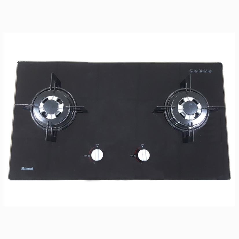 Bếp gas đôi âm mặt kính RINNAI RVB-212BG