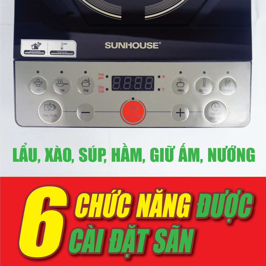 Bếp từ đơn Sunhouse SHD6165