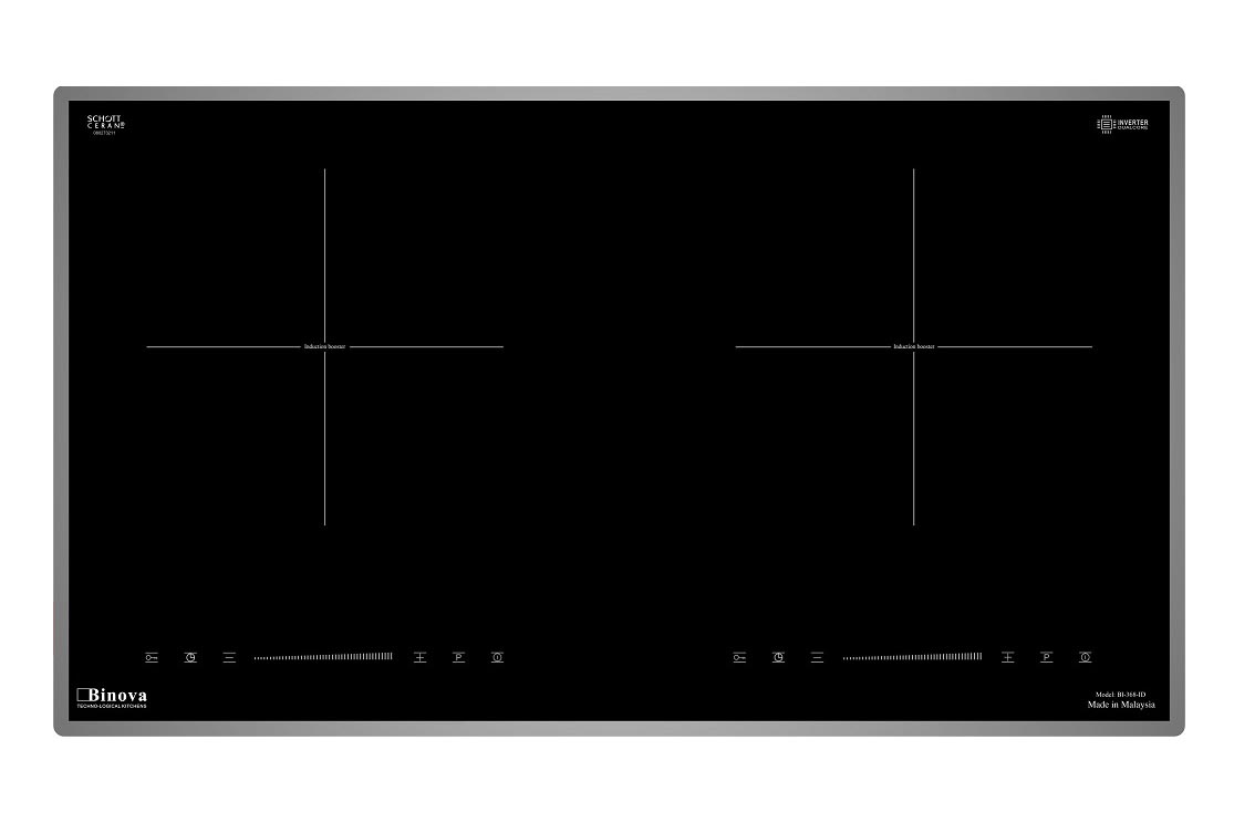 Bếp từ âm đôi Inverter Binova BI-368-ID