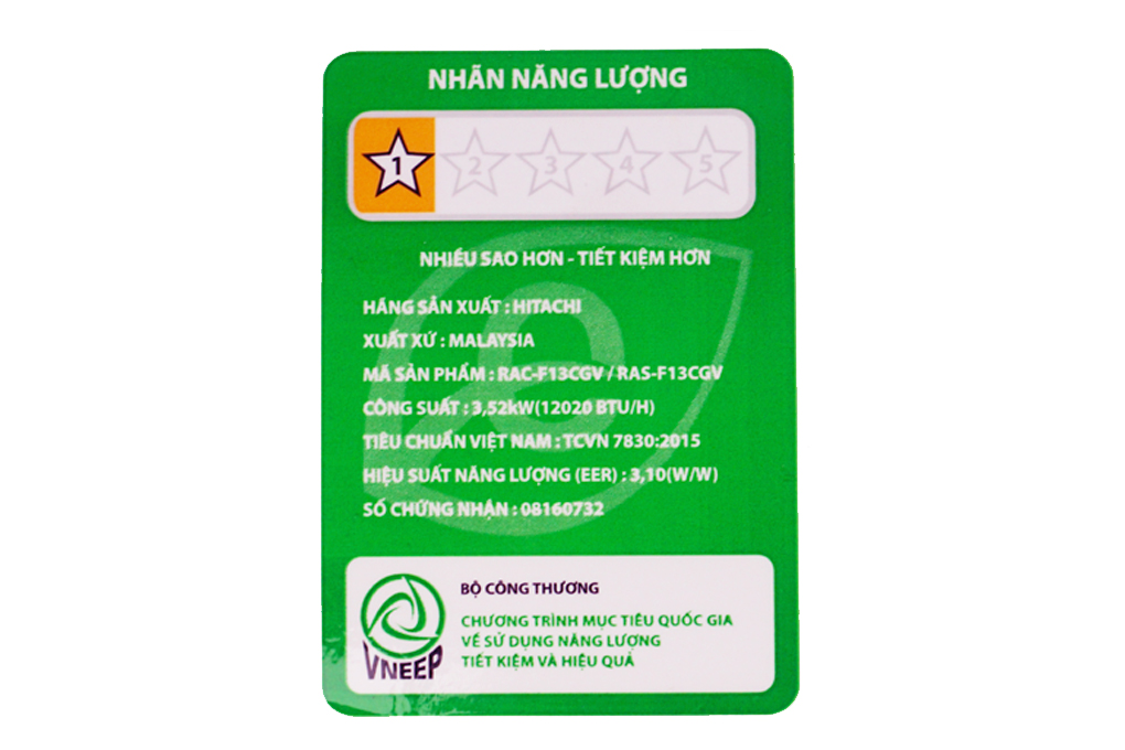 Điều hòa Hitachi 1 chiều 12.000BTU RAS/RAC-F13CGV