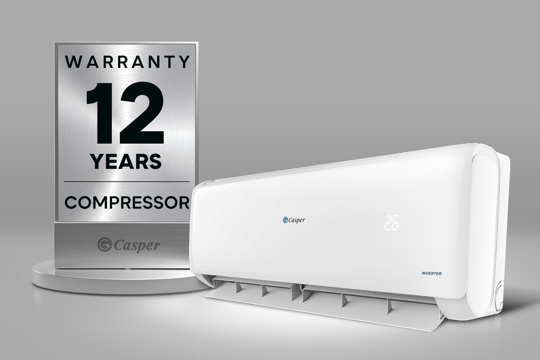 Điều hòa Casper Inverter 1 chiều 12000BTU TC-12IS36