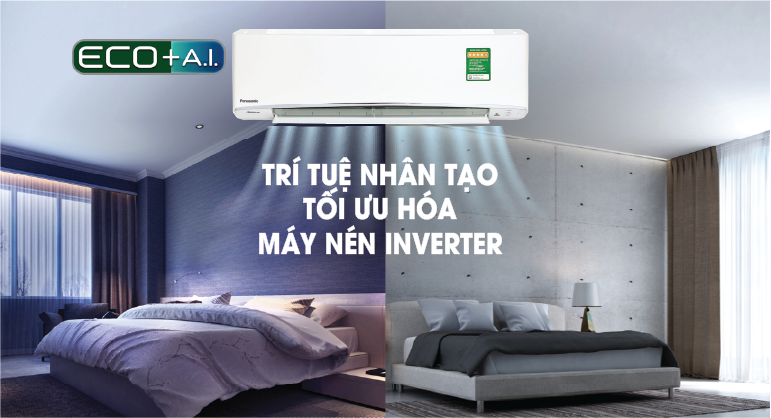 C&ocirc;ng nghệ EcoAI tr&ecirc;n điều h&ograve;a Panasonic Z12VKH