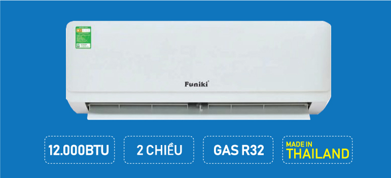 Điều Hòa Funiki 2 chiều 12.000btu HSH12TMU