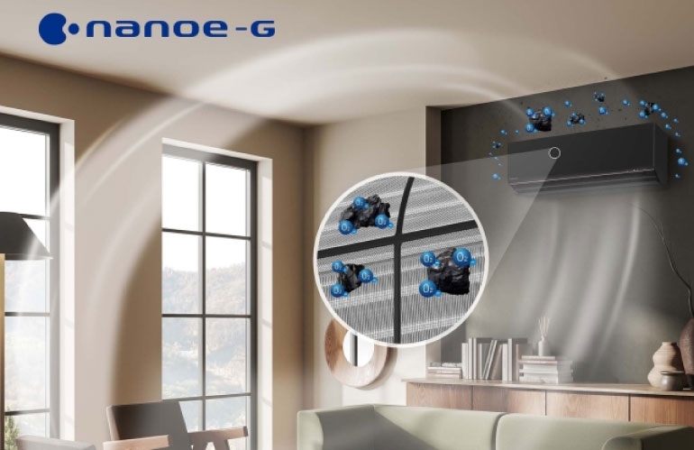 T&iacute;nh năng NanoeG tr&ecirc;n điều h&ograve;a Panasonic
