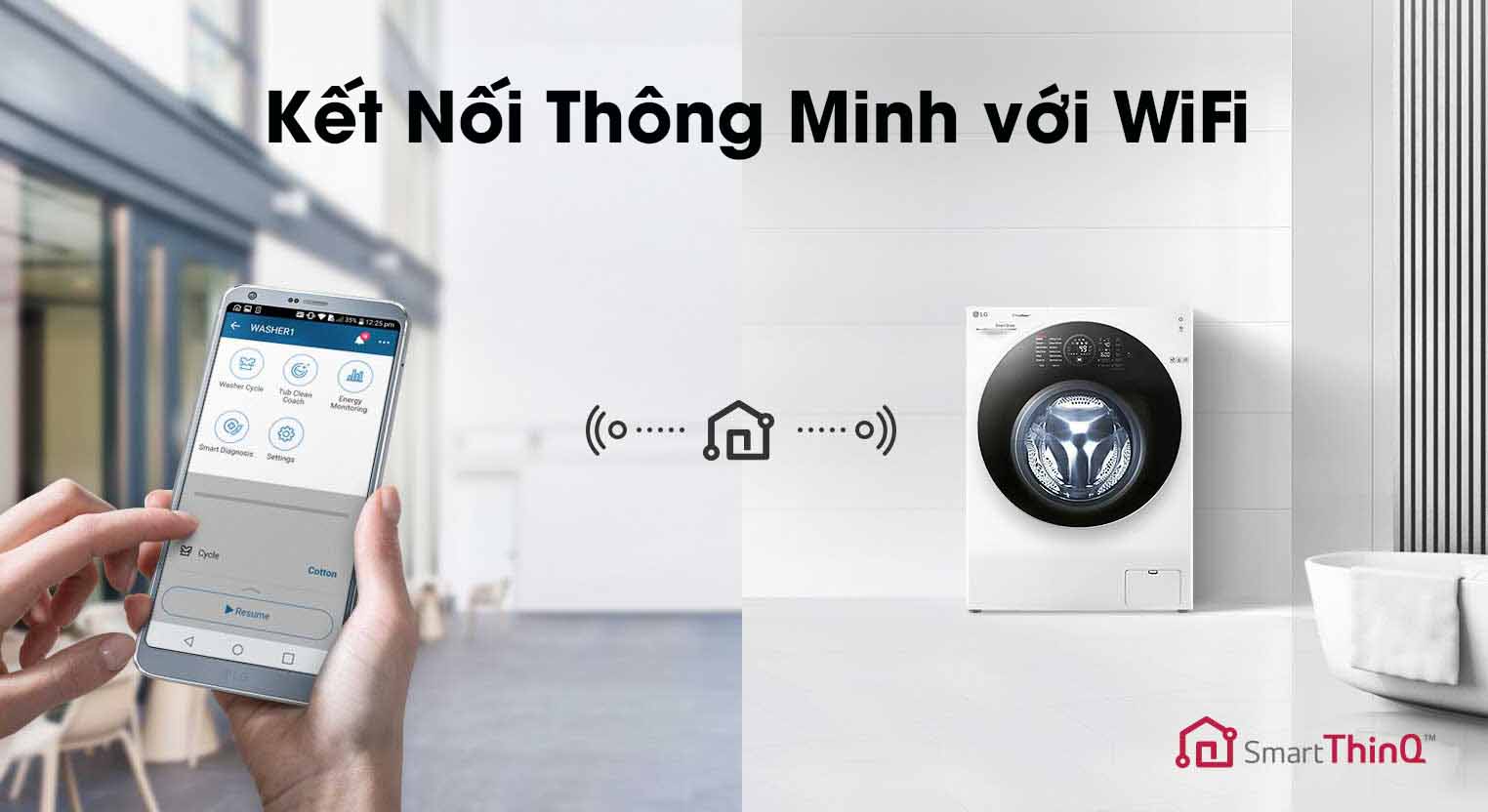 Kết Nối Th&ocirc;ng Minh với WiFi