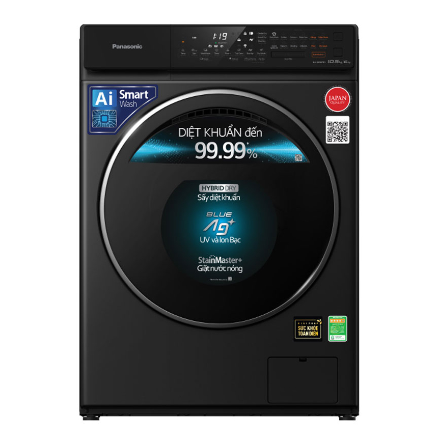 Máy giặt sấy 3Di Inverter Panasonic 10.5/6kg NA-S056FR1BV