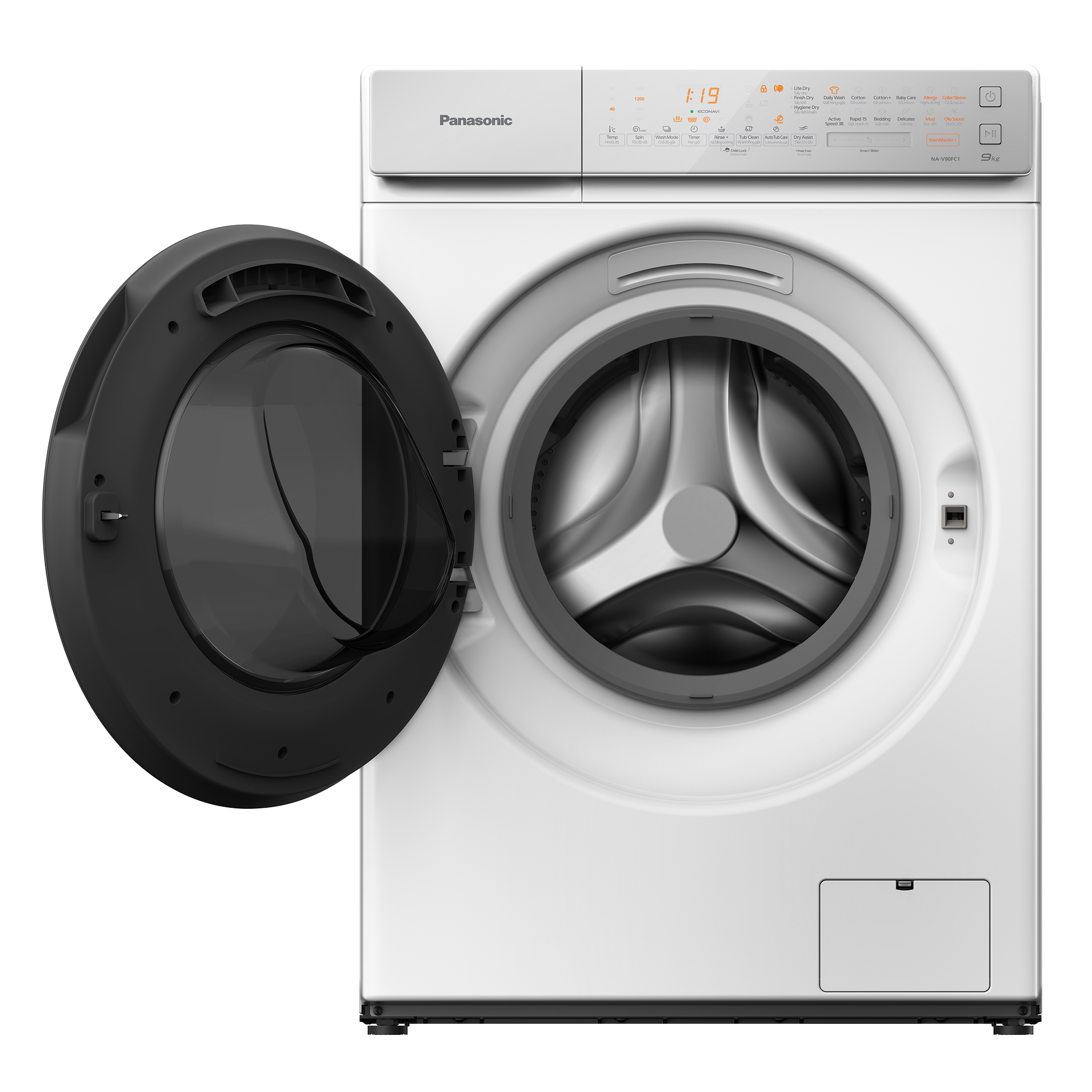 Máy giặt 3Di Inverter Panasonic 10kg NA-V10FC1WVT
