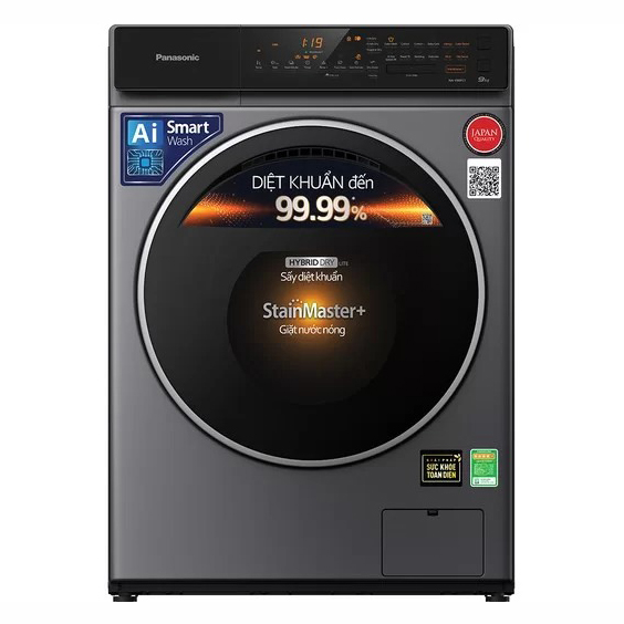 Máy giặt 3Di Inverter Panasonic 9kg NA-V90FC1LVT