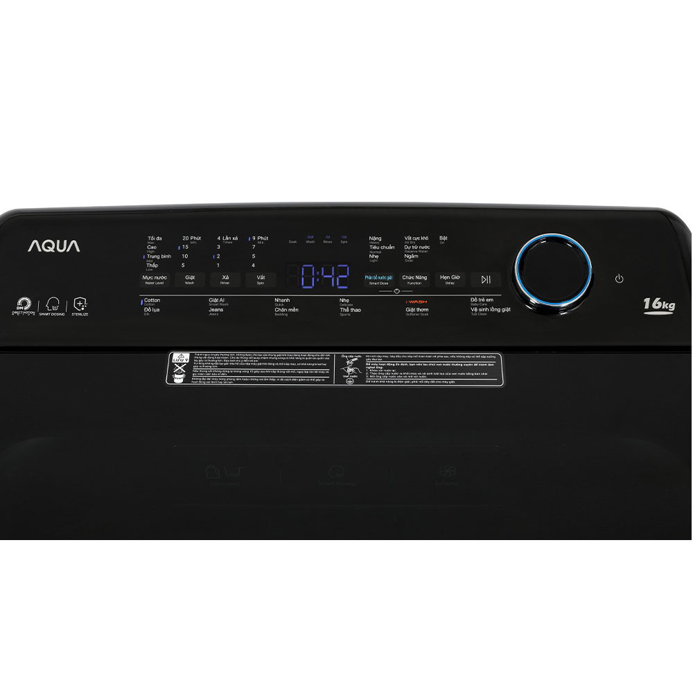 Máy giặt lồng đứng Aqua inverter 16kg AQW-DR160UHT.PS