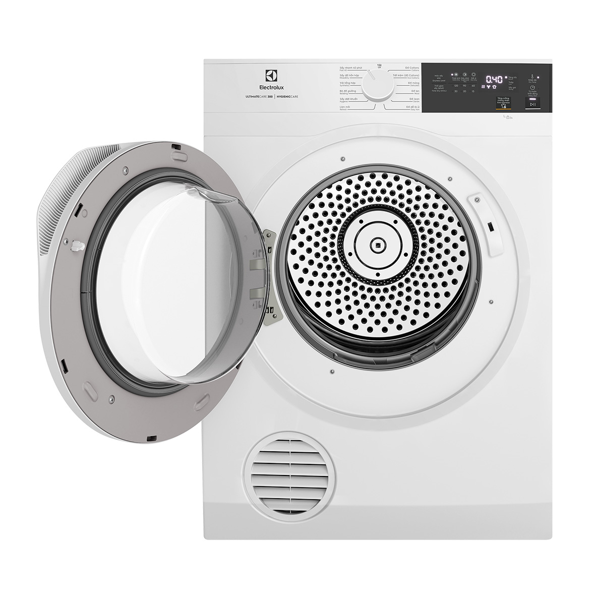 Máy sấy thông hơi Electrolux 9kg EDV904H3WC