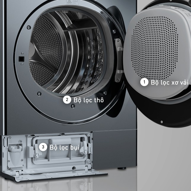 Máy sấy bơm nhiệt Panasonic 10.5 Kg NH-XV21X1AVT