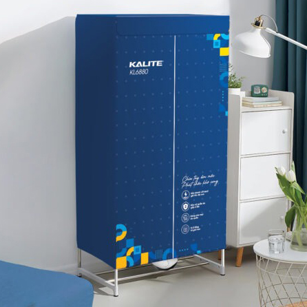 Tủ sấy quần áo Kalite 900W KL-6880, không khiển