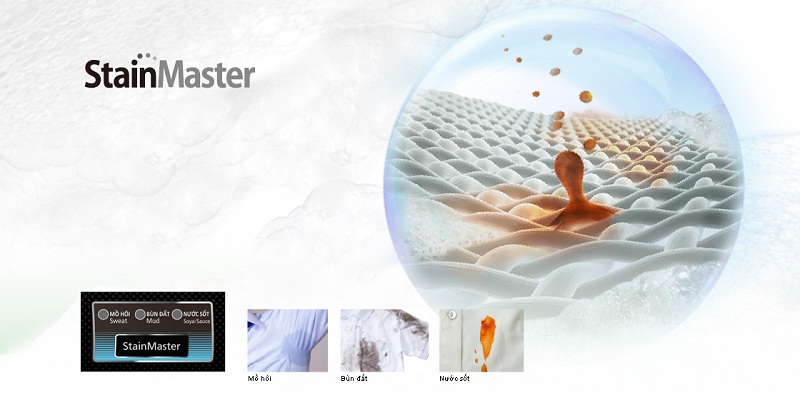 Công nghệ giặt nước nóng Stain Master - Máy giặt 10 kg Panasonic NA-FS10V7LRV Công nghệ giặt nước nóng Stain Master - Máy giặt 10 kg Panasonic NA-FS10V7LRV