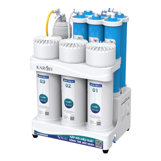 Máy lọc nước Karofi KAQ-U03 Pro - 10 lõi không vỏ