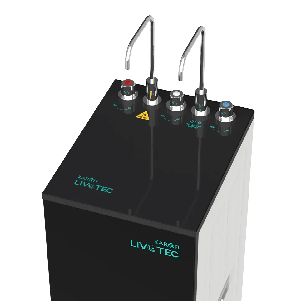 Máy lọc nước 10 lõi nóng lạnh Karofi Livotec 628