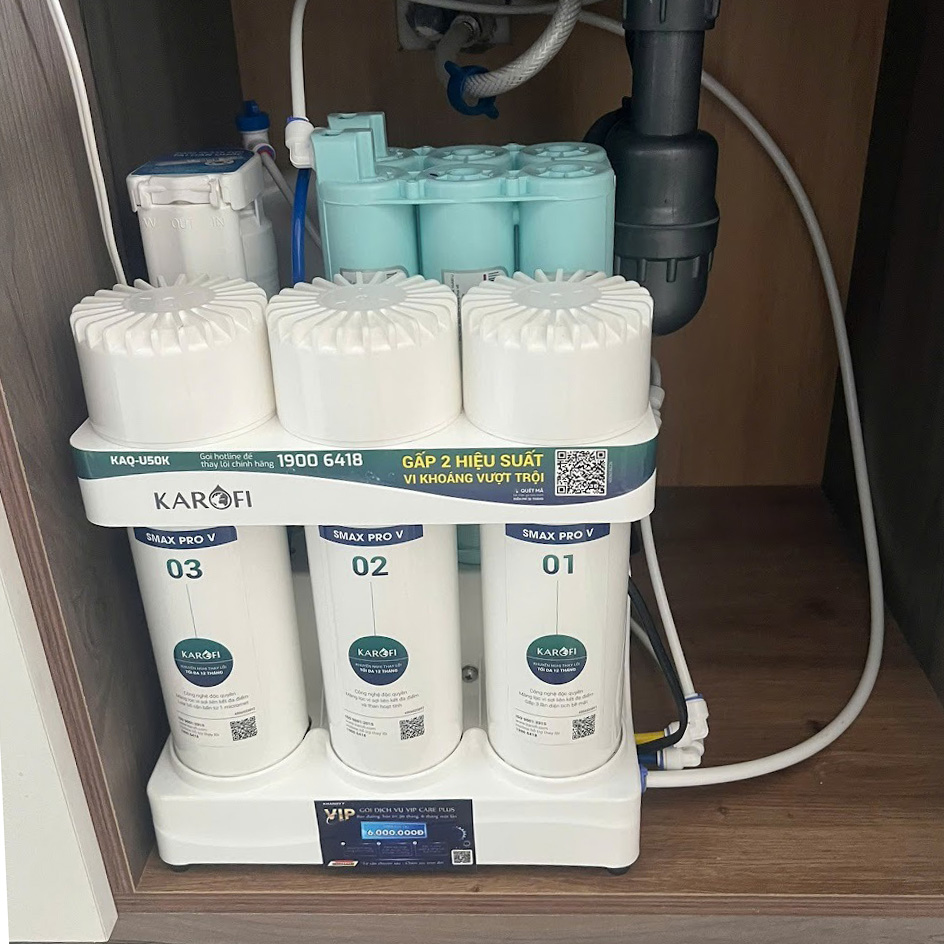 Máy lọc nước để gầm RO Karofi KAQ-U50K