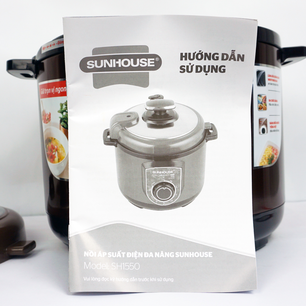 Nồi áp suất điện 5L Sunhouse SHD1550