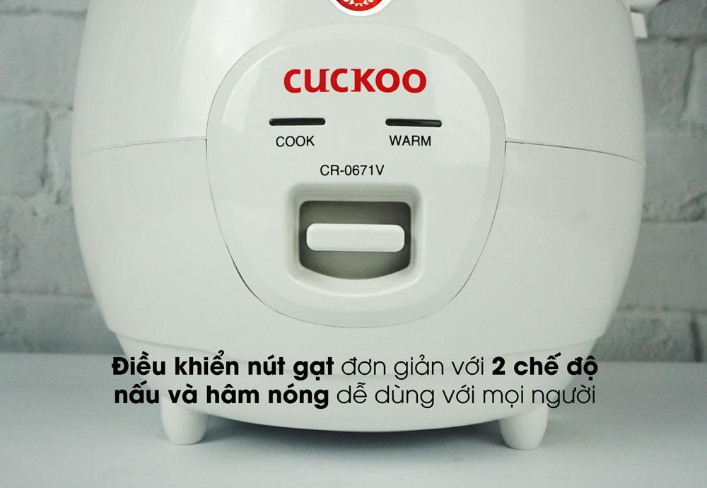 Nồi cơm điện Cuckoo 1L CR0671V