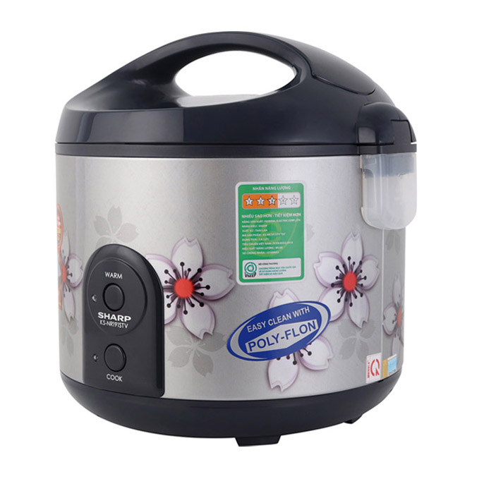 Nồi cơm điện Sharp 1.8 lít KS-NR191STV-SS