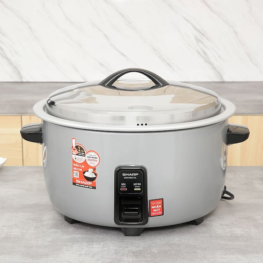 Nồi cơm điện Sharp 6.5 lít KSH-H65V-SL