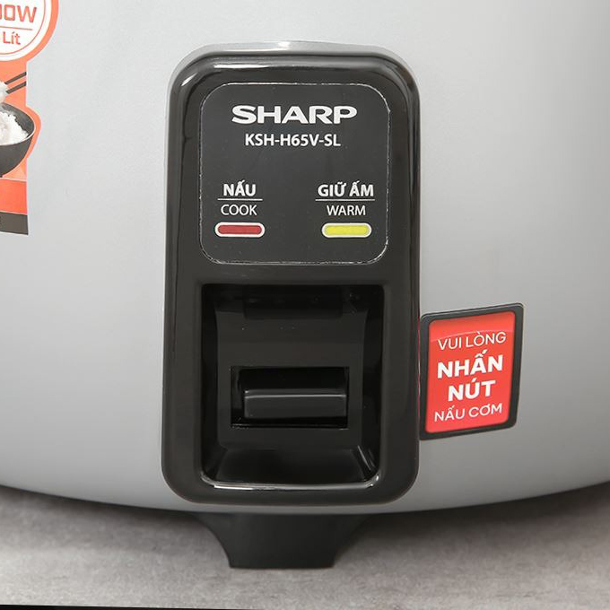Nồi cơm điện Sharp 6.5 lít KSH-H65V-SL