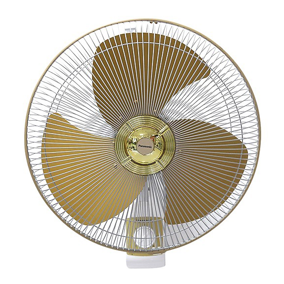 Quạt treo tường Panasonic F409 màu xanh, màu vàng kim
