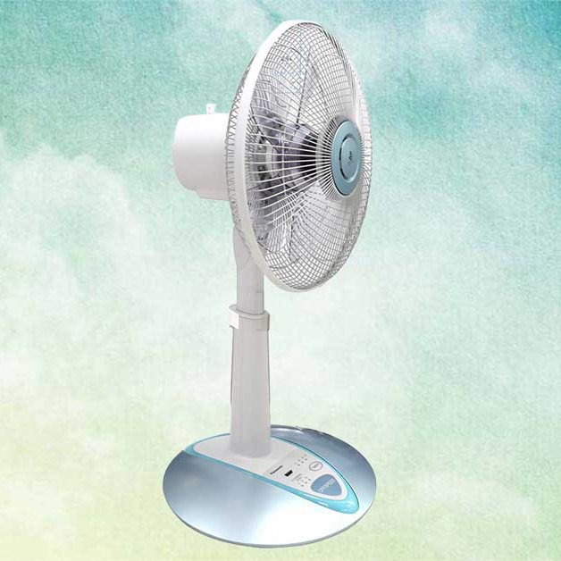 Quạt lửng có khiển Panasonic F307KH màu xanh