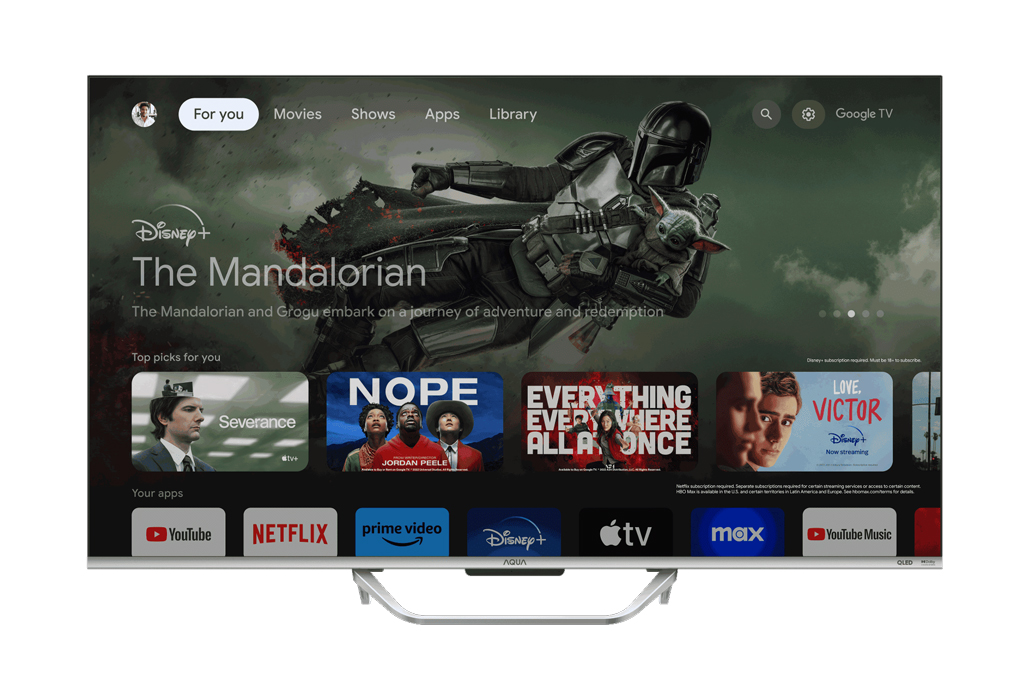 Tivi QLED Aqua 4K 55 inch AQT55S800UX