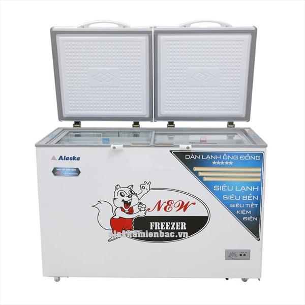Tủ đông mát Alaska 450 lít BCD-4568C, 2 ngăn đông mát
