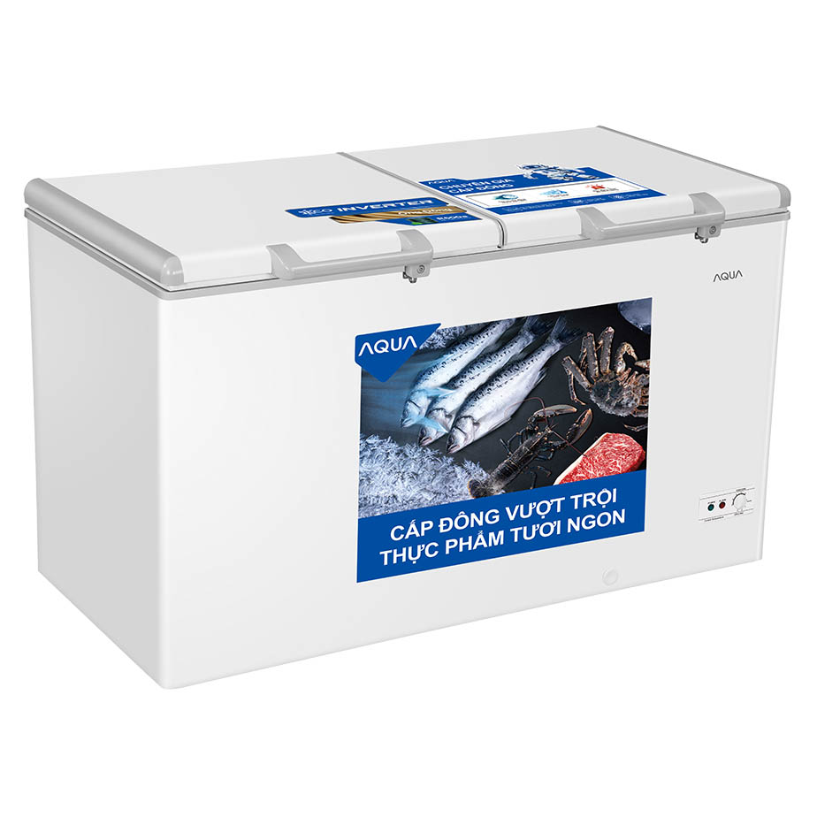 Tủ bảo quản Aqua inverter 319 lít AQF-C4201E, 1 ngăn đông, dàn đồng