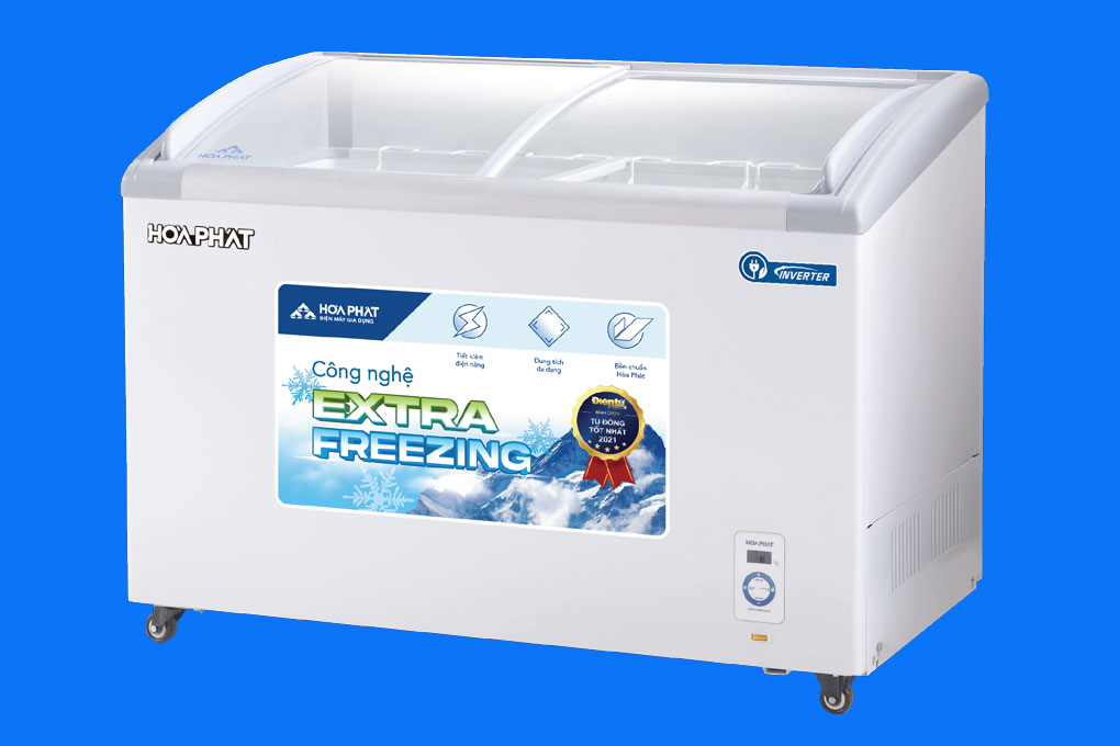 Tủ bảo quản Hòa Phát Inverter kính cong 357L HPF- AD8357.C1
