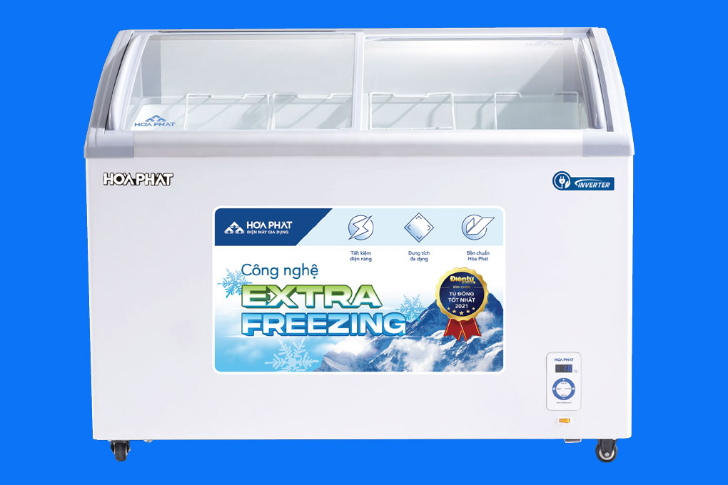 Tủ bảo quản Hòa Phát Inverter kính cong 451L HPF- AD8451.C1
