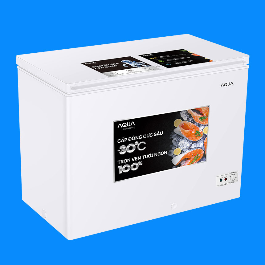 Tủ bảo quản Aqua 1 ngăn đông Inverter 301L AQF-C4001E