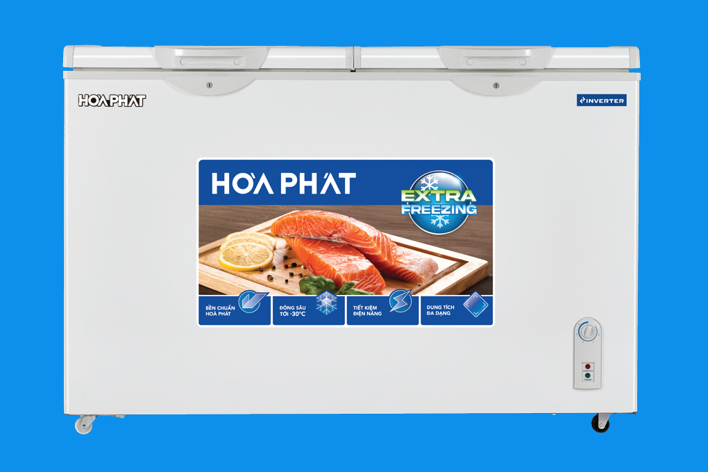 Tủ bảo quản 2 ngăn đông/mát Hòa Phát inverter 271 lít HPF- BD8271