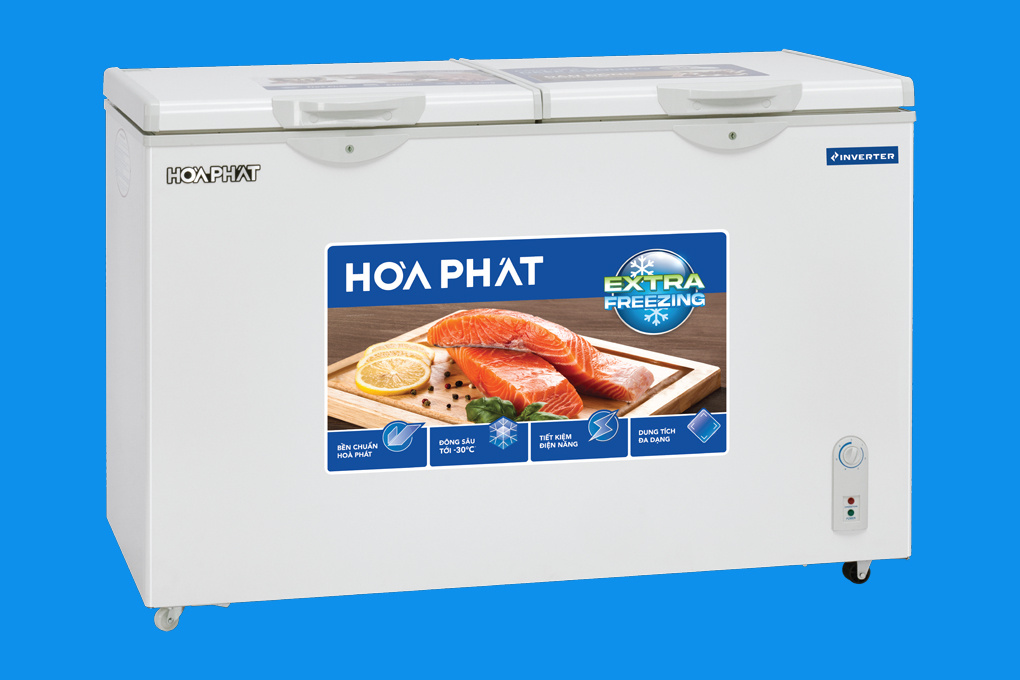 Tủ bảo quản 2 ngăn đông/mát Hòa Phát inverter 271 lít HPF- BD8271
