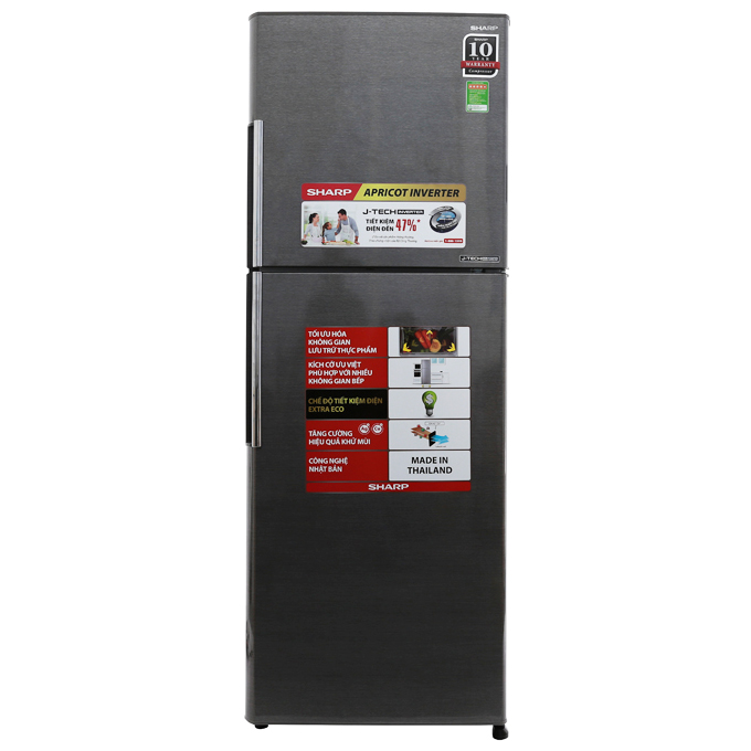 Tủ lạnh Sharp inverter 314 lít SJ-X316E-DS