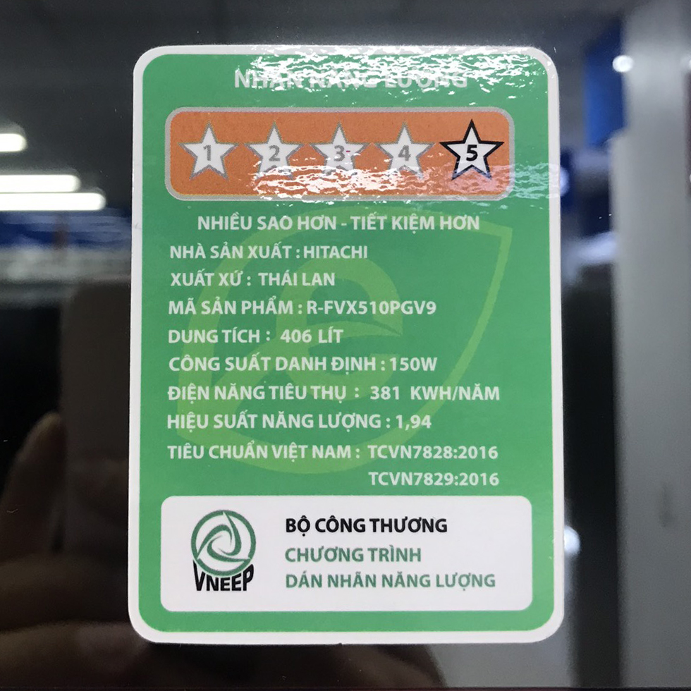Tủ lạnh Hitachi inverter 443 lít R-FVX510PGV9(GBK)