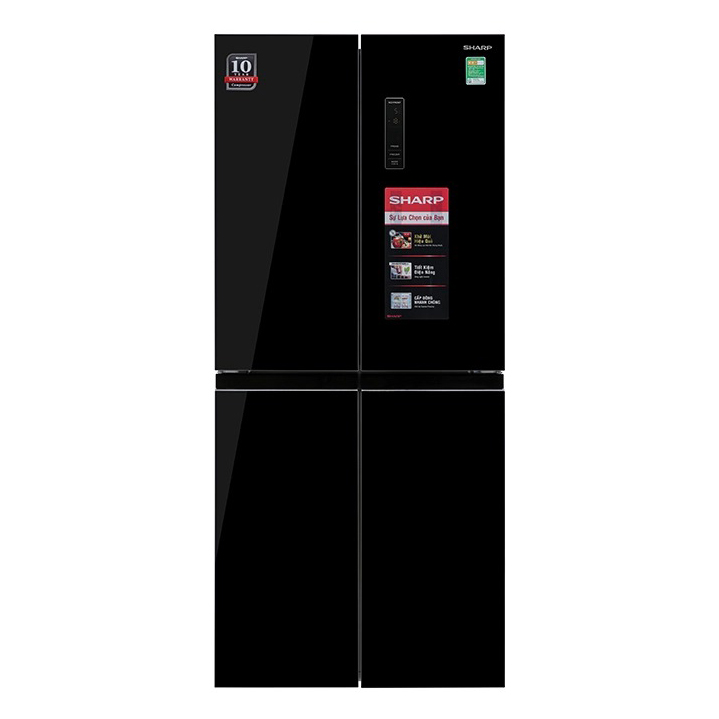 Tủ lạnh Sharp Inverter 362L SJ-FX420VG-BK