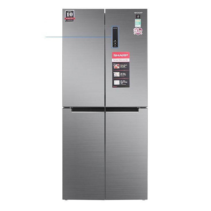 Tủ lạnh Sharp 4 cánh inverter 401L SJ-FXP480V-SL