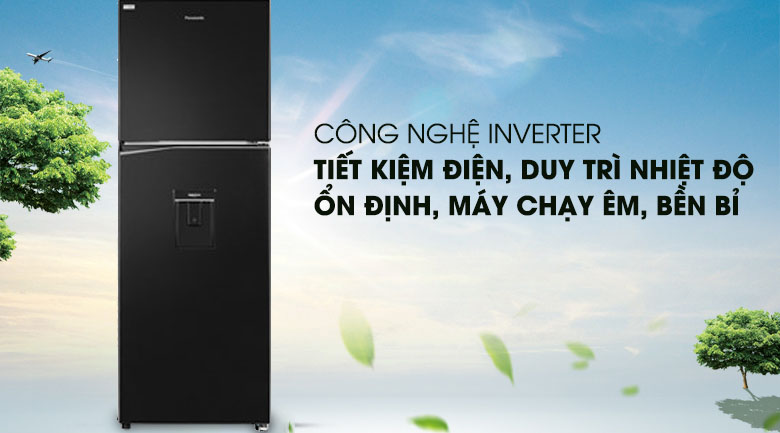 C&ocirc;ng nghệ Inverter - Tủ lạnh Panasonic Inverter 366 l&iacute;t NR-BL381WKVN